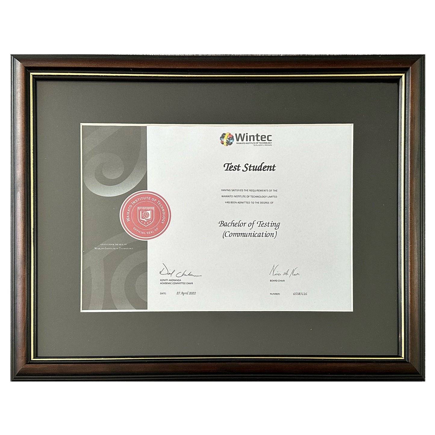 A4 Degree Frame - Two Tone Frame